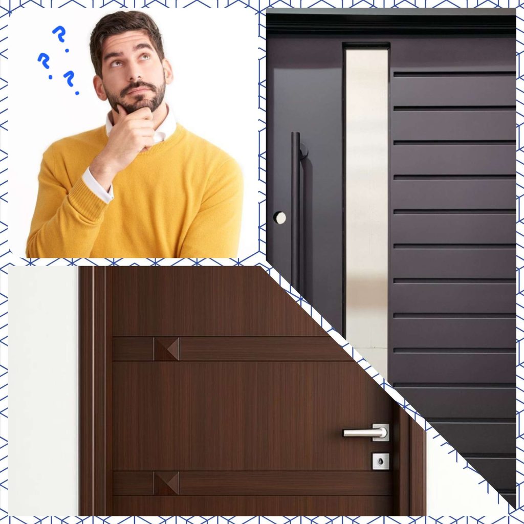 مقایسه سایر جوانب درب چوبی و فلزی​