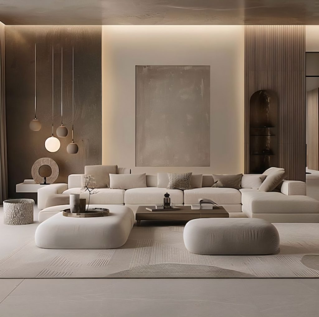 تصویر خانه با دکوراسیون مدرن